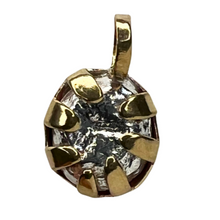 Load image into Gallery viewer, Seed Pendant: Sterling Silver Nugget in bronze Setting [0022]
