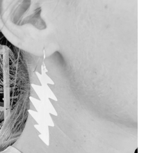 Load image into Gallery viewer, 13-Point Lightning Bolt Earrings, Dead Head Bolts
