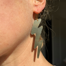 Load image into Gallery viewer, 14k Gold Fill Lightning Earrings