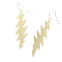 Load image into Gallery viewer, 13-Point Lightning Bolt Earrings, Dead Head Bolts