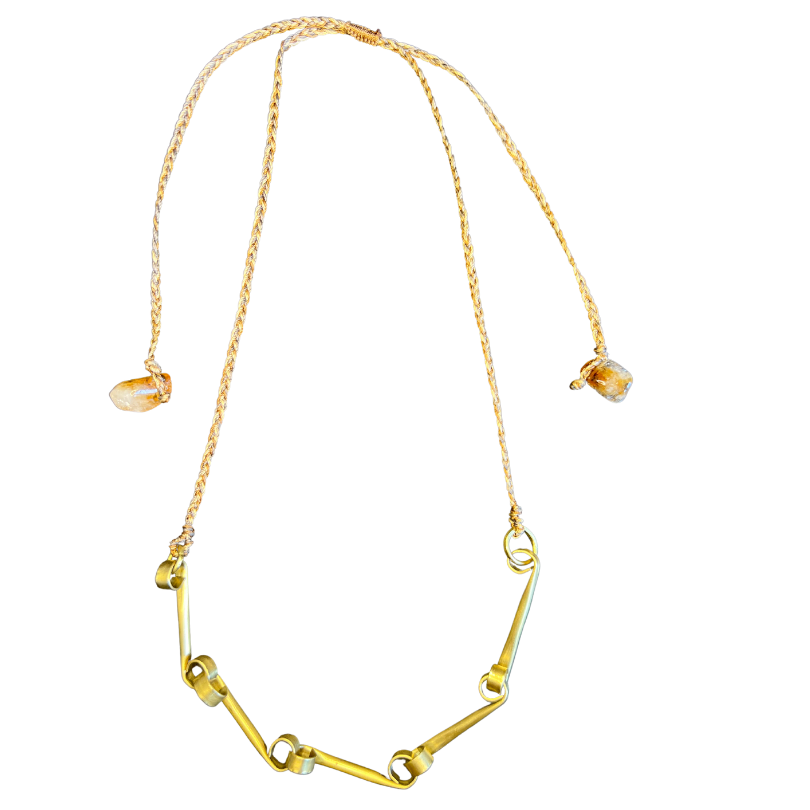 Affinity Chain Necklace: Citrine