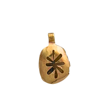 Load image into Gallery viewer, Seed Pendant: Gold Rutile Quartz with Bronze Setting [0014]
