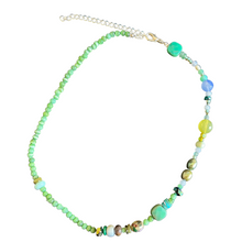 Load image into Gallery viewer, Green Beaded Necklace
